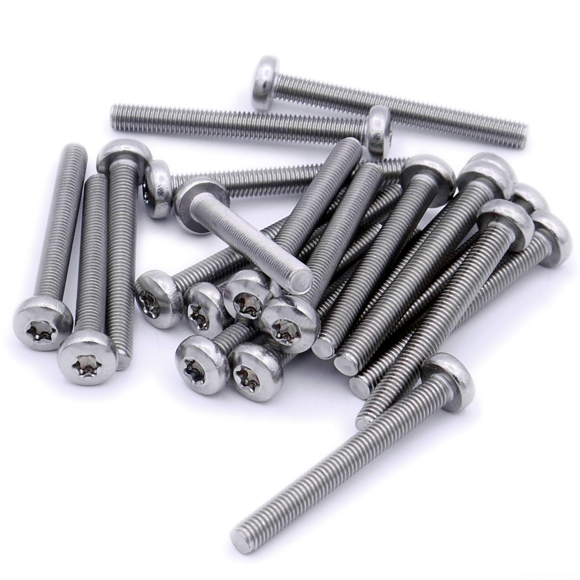 Singularity Supplies M6 (6Mm X 8Mm) Tx Pan Machine Screw (Bolt) - Stainless Steel (A2) (Pack Of 20)