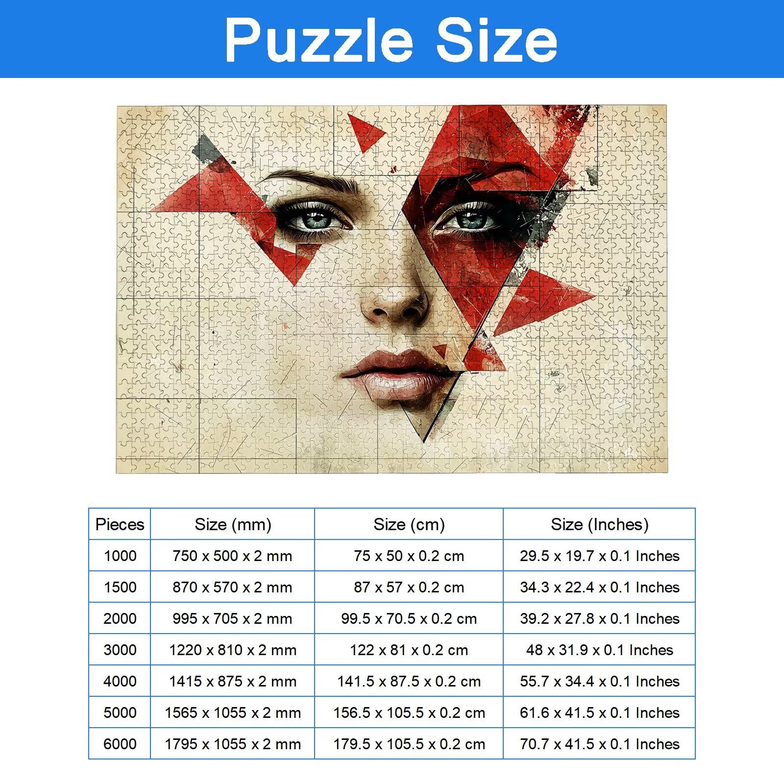 Puzzle 4000 Pezzi Retrò, Puzzle Donna 4000 Pezzi Arte per Adulti e Bambini, Misura: 141.5x87.5 cm, Puzzles Legno per Adulti con Squisita Scatola di Imballaggio, Idea Regalo Donna, Regalo Uomo, -9069