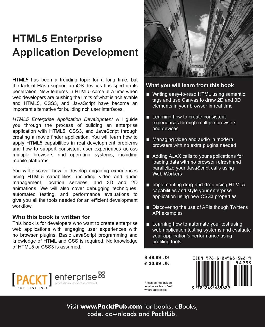 HTML5 Enterprise Application Development