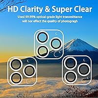 Vista 30 de 3 Pack Tempered Glass Camera Lens Protector for iPhone 12 6.1", Ultra HD, 9H Hardness, Anti-Scratch, Case Friendly, Easy to Install