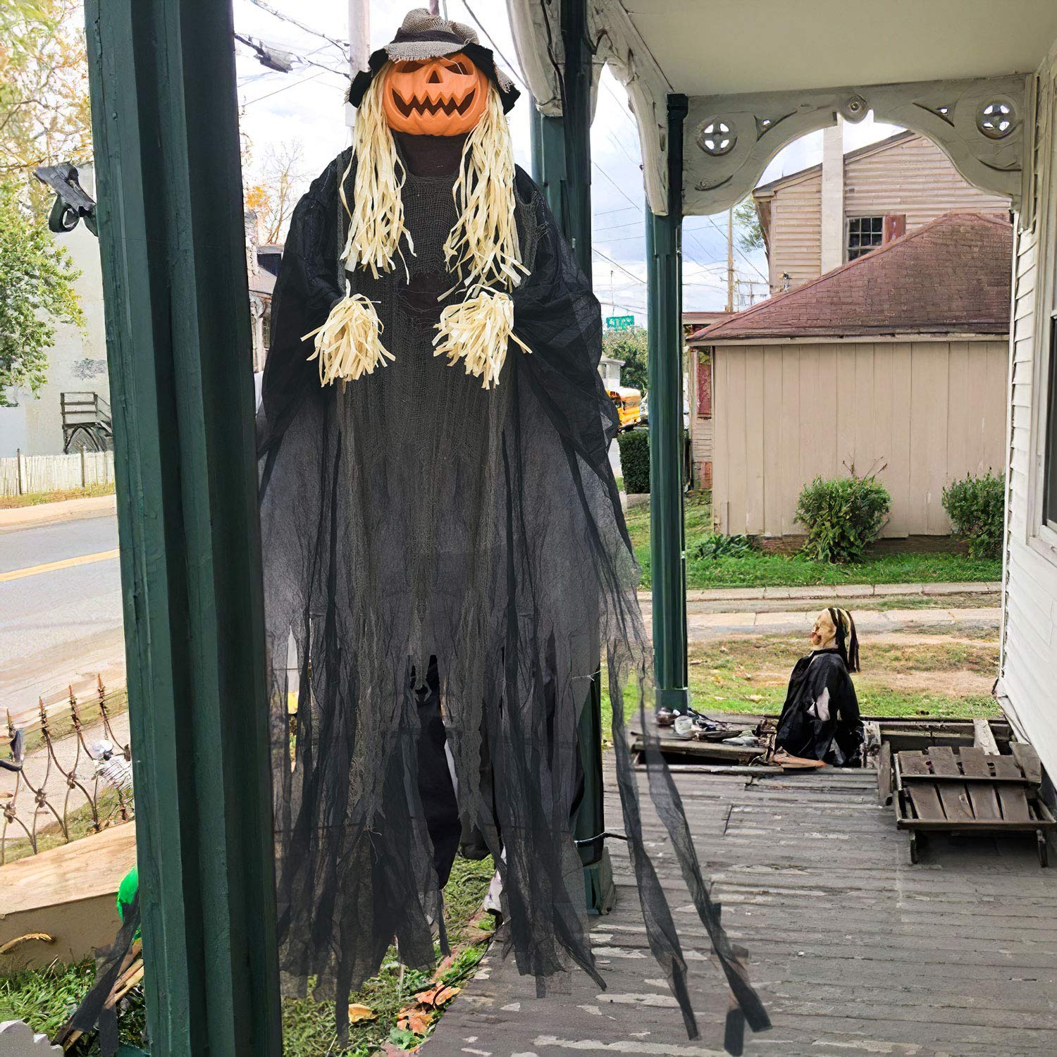 Amazon.co.jp: 73インチ ハロウィーン アニマトロニクス ハンギング