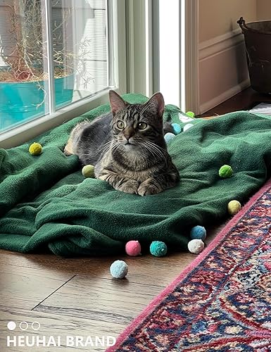 Miniatura 6 de Paquete de 40 pelotas para gatos - Divertidos juguetes interactivos para gatos y gatitos de interior (tiempo de juego)