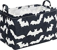 Vista 16 de Cesta de almacenamiento rectangular verde, cesta de ropa con asas, caja de almacenamiento plegable, cesta de regalo, decoración de habitación