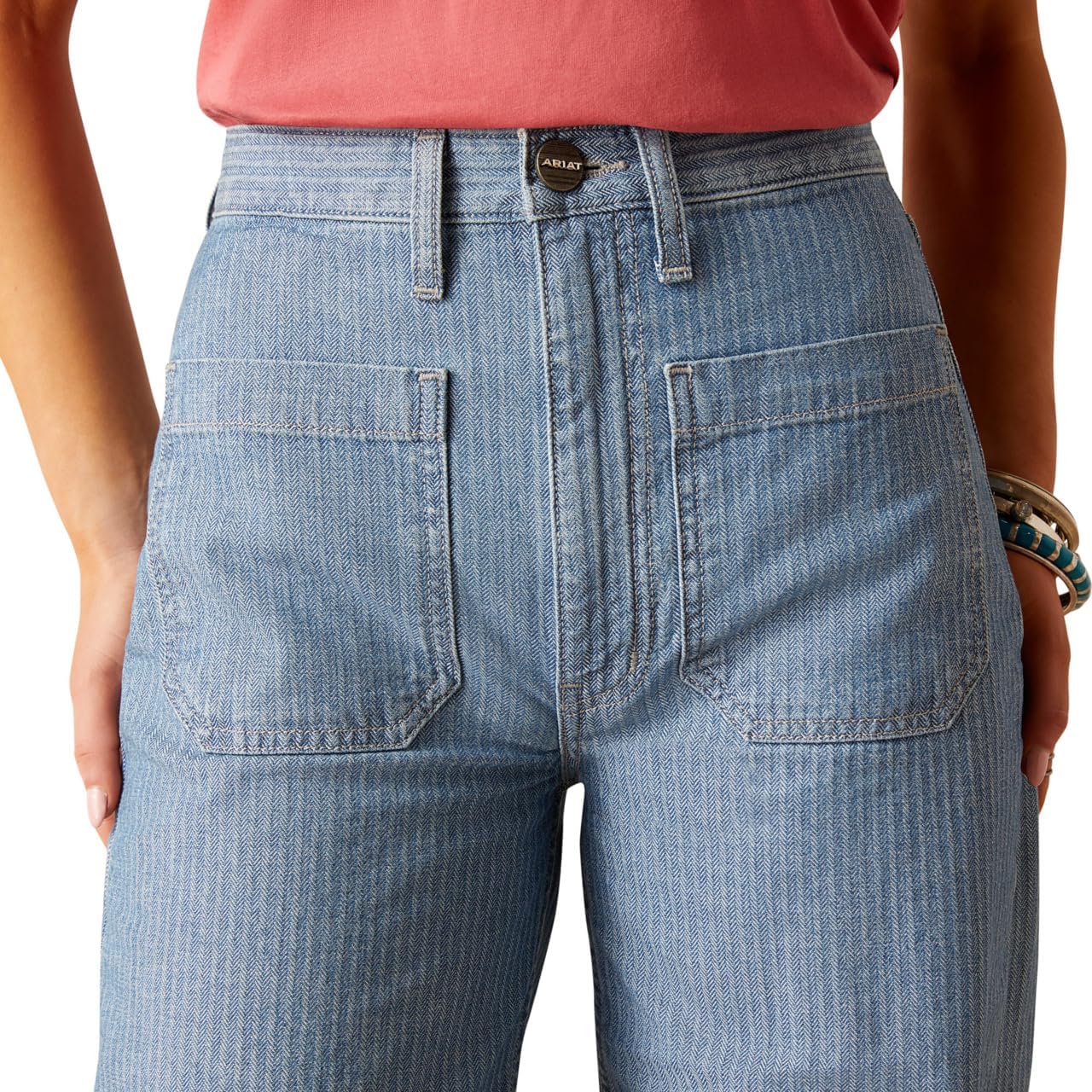 Women's High Rise Jazmine Wide Leg Jeans