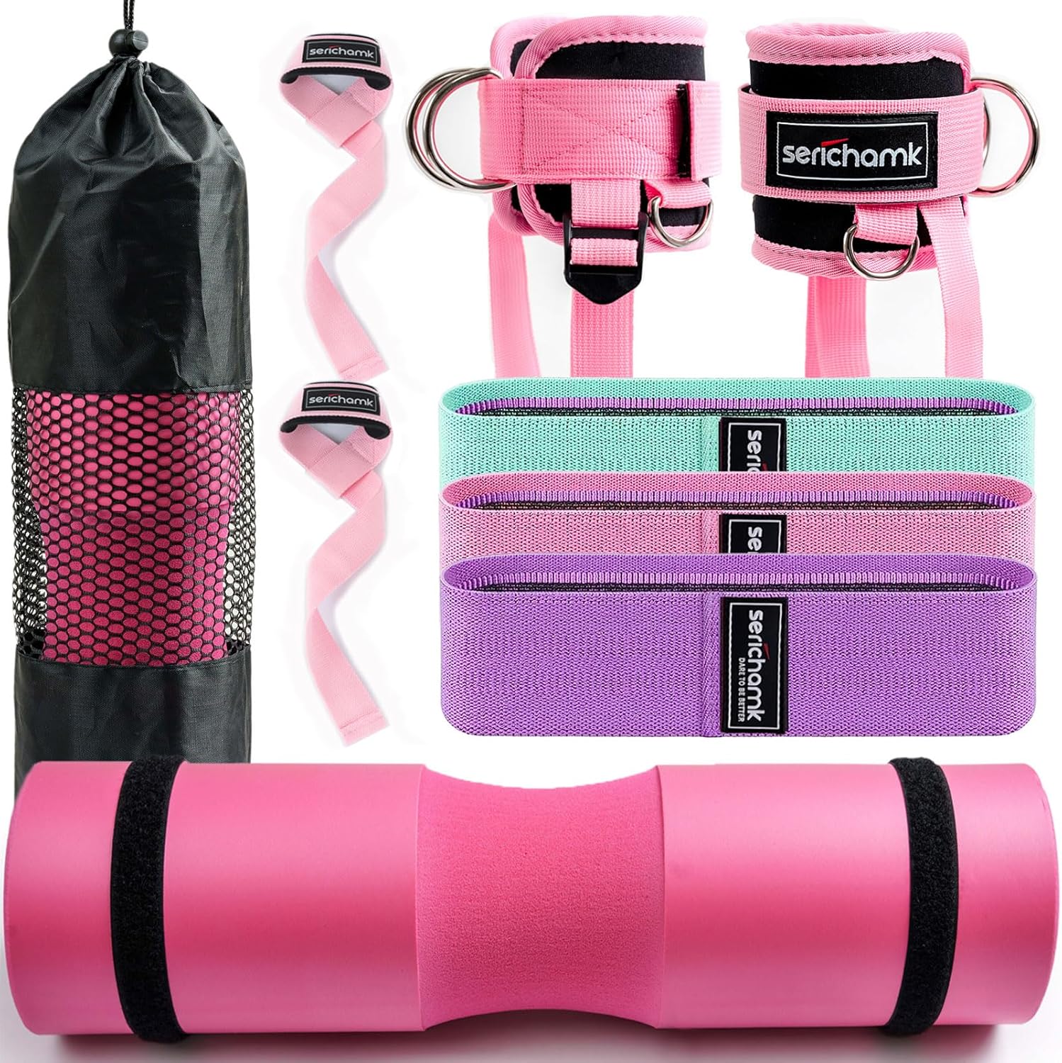 10Pcs Barbell Pad for Hip Thrust Squat Bar Pad Foam Barbell Pad for