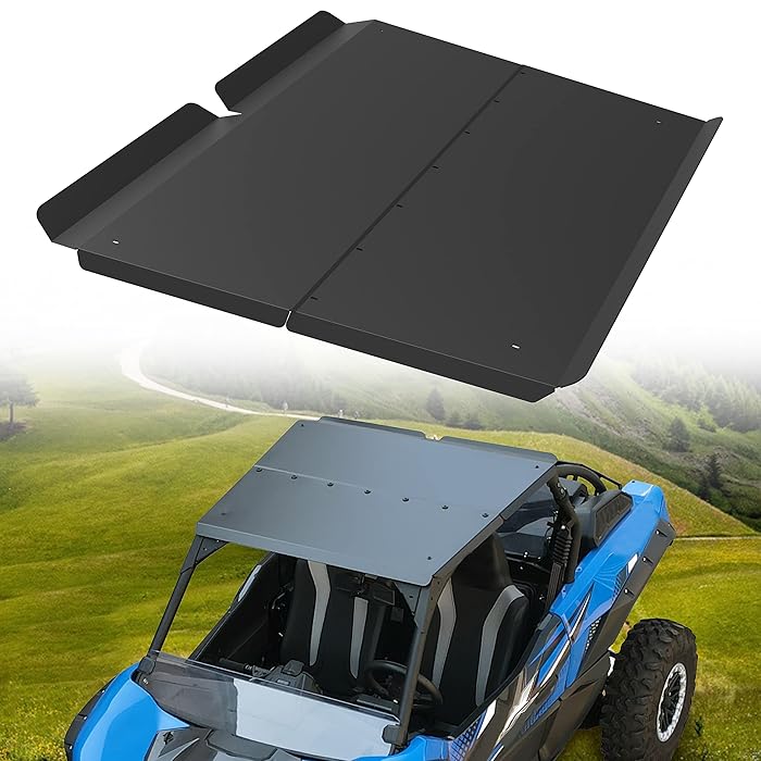 Buy UTV Aluminum Hard Roof Top for Kawasaki Teryx, SAUTVS Black Heavy