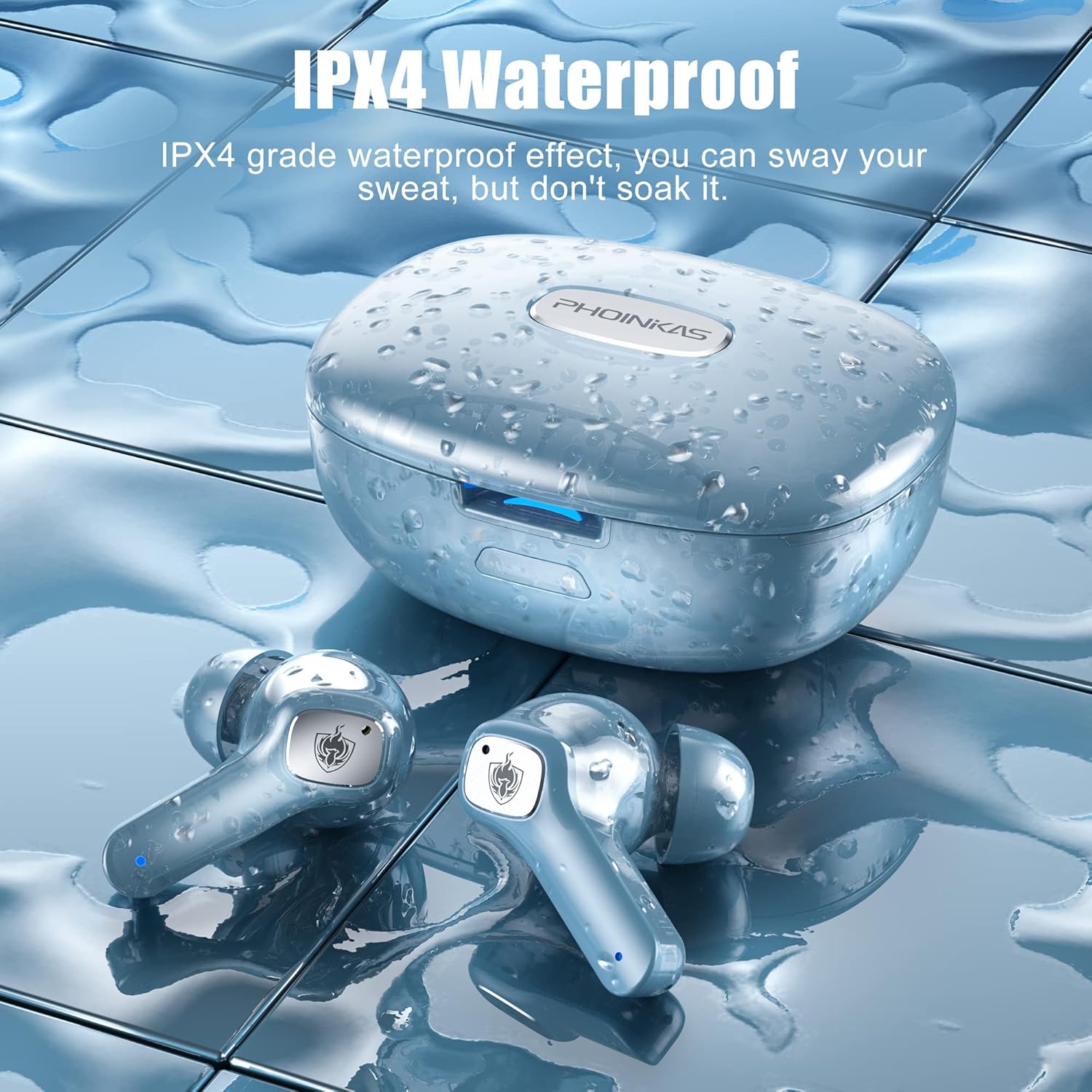 PHOINIKAS Q16 IPX4 Waterproof feature
