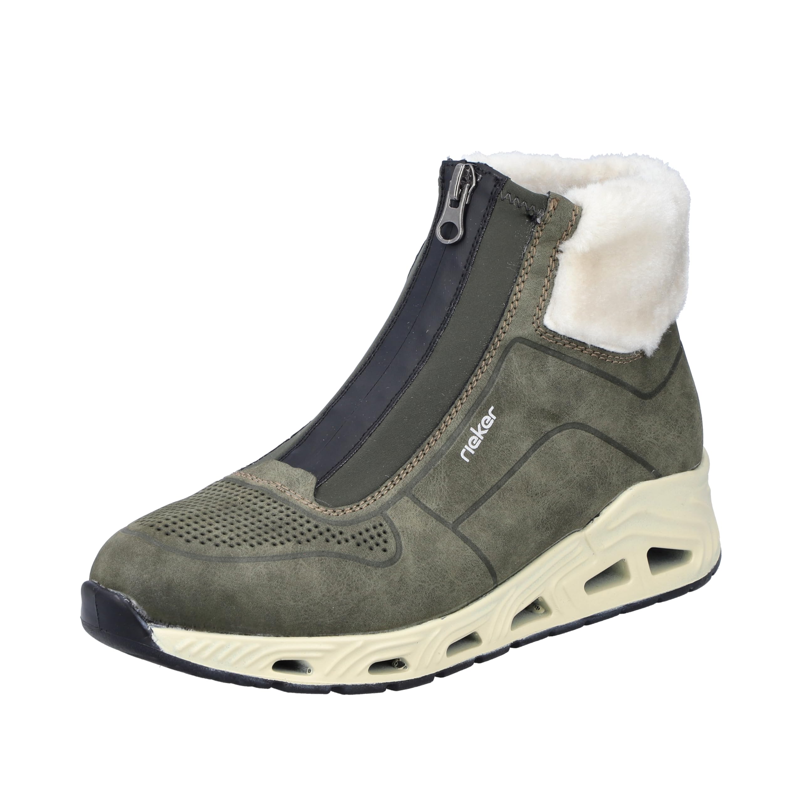 Rieker Women's N5271 Ankle Boots, Green, 3.5 UK