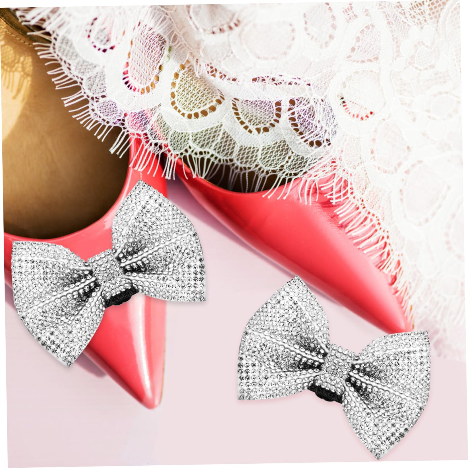 LIFKOME Rhinestone Klipsy Do Butów Dekoracyjne Klipsy Do Butów Na Obcasy Dla Pomp Obcas Buty Wisiorki Na Obcasy Biżuteria Dla Nowożeńców