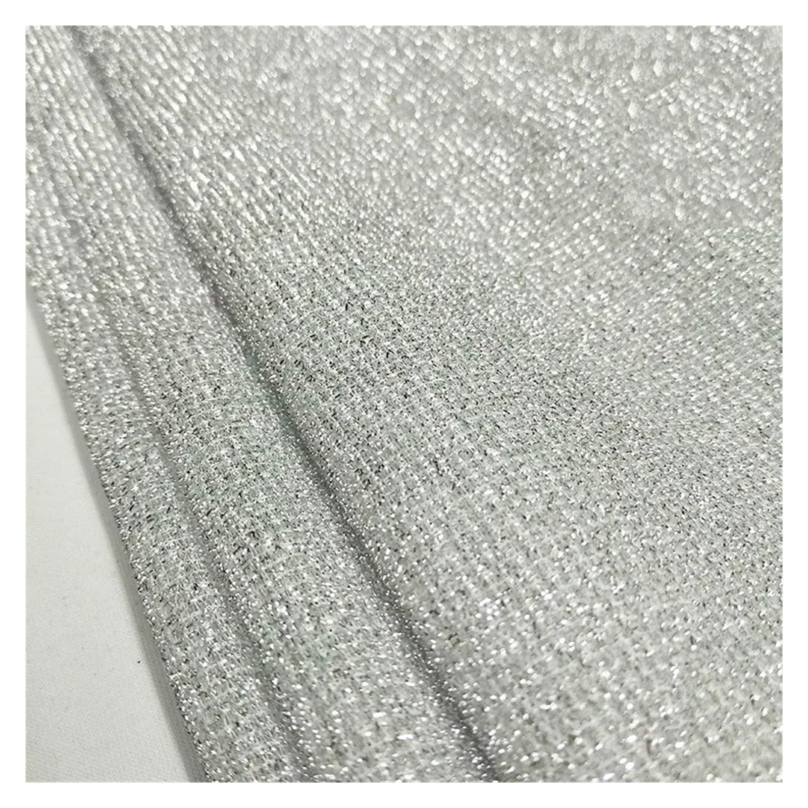 Tela con purpurina, poliéster metálico brillante de moda, 1-10 m x 150 cm, multicolor (19,1 m)
