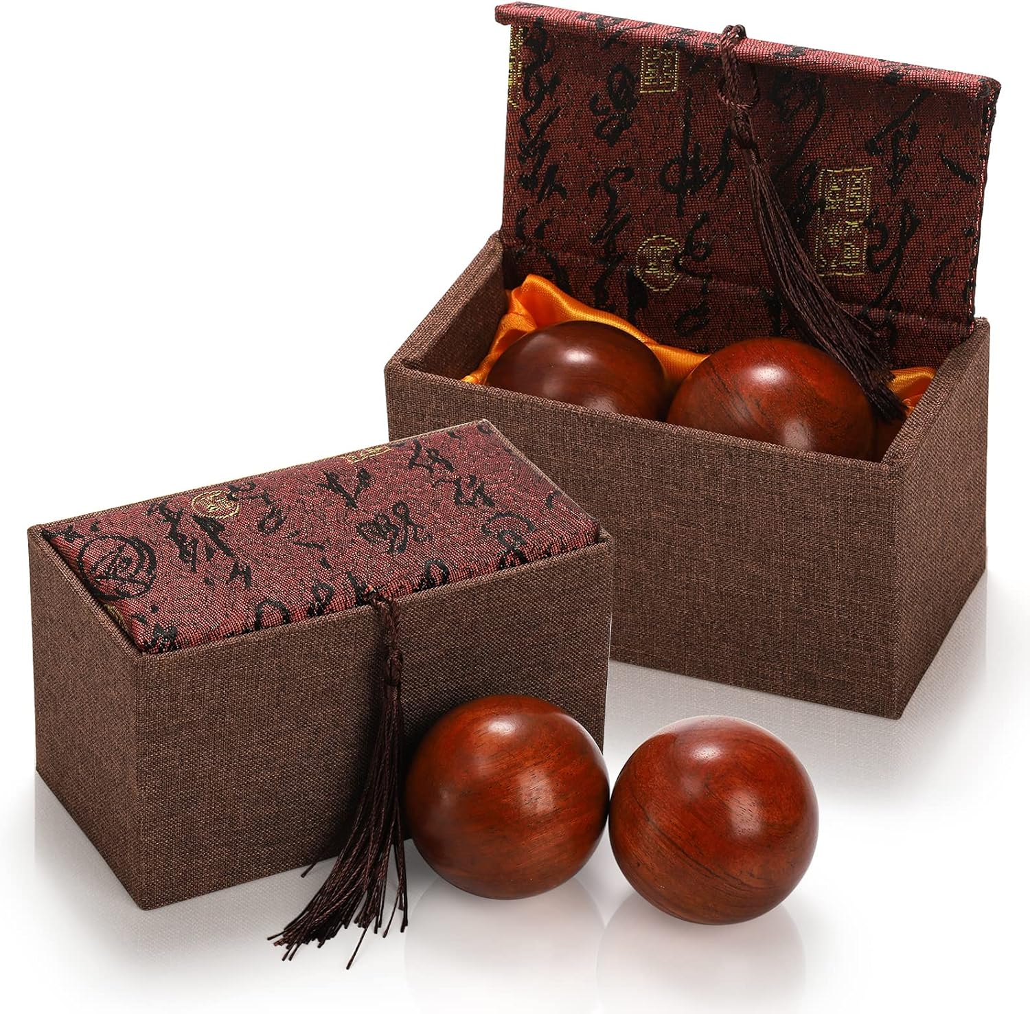 Dicunoy 4 PCS Chinese Stress Balls, 2 Inch Chinese Health