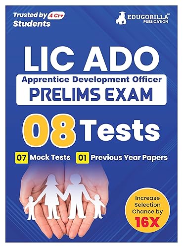 LIC ADO Apprentice Development Officer Prelims Exam 2024 (English Edition) - 7 Full Length Mock Tests and 1 Previous Year Paper with Free Access to Online Tests