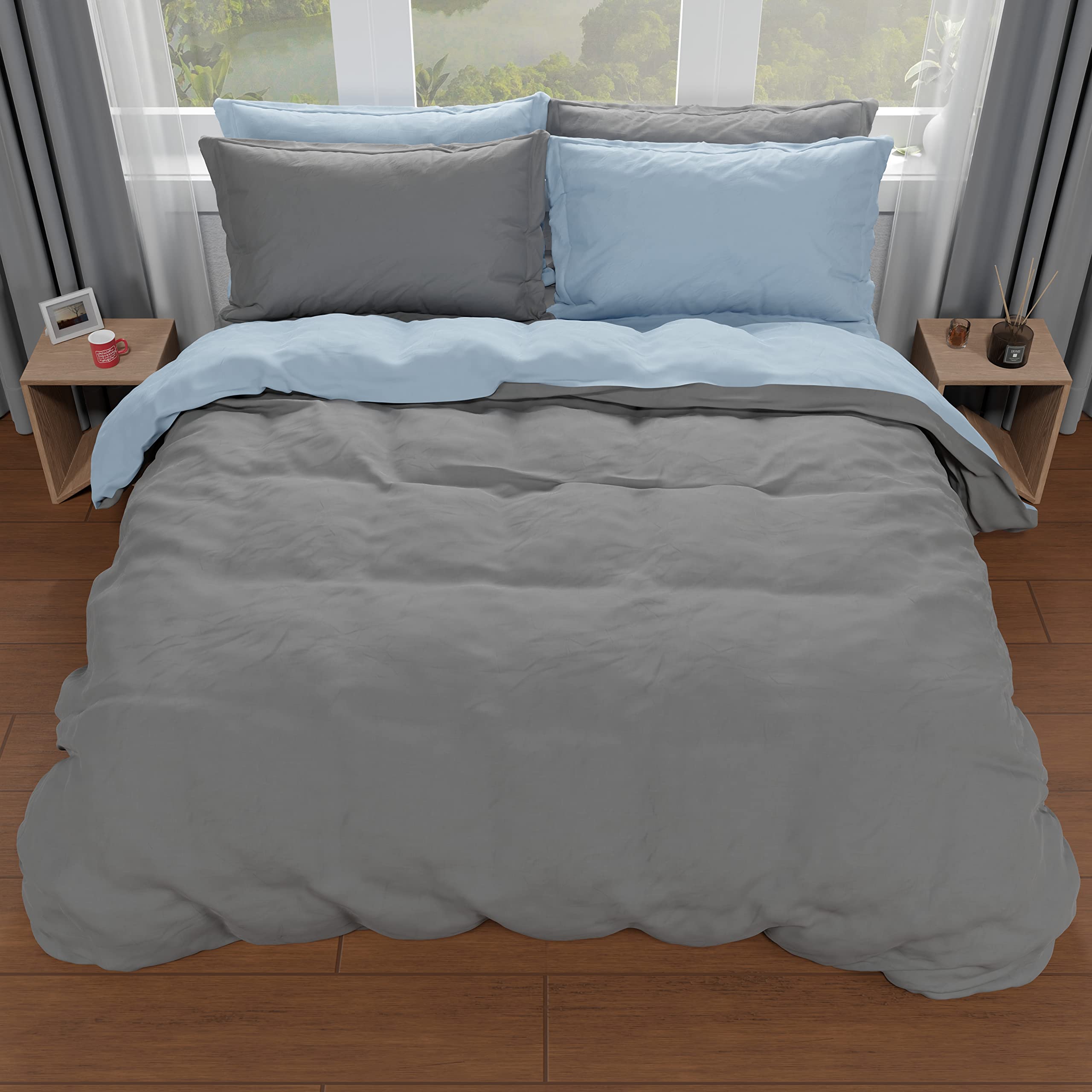 PETTI Artigiani Italiani, Double Duvet Cover Set 250 x 200 cm (2 Pillowcases 50 x 80 cm Included) - Image 4