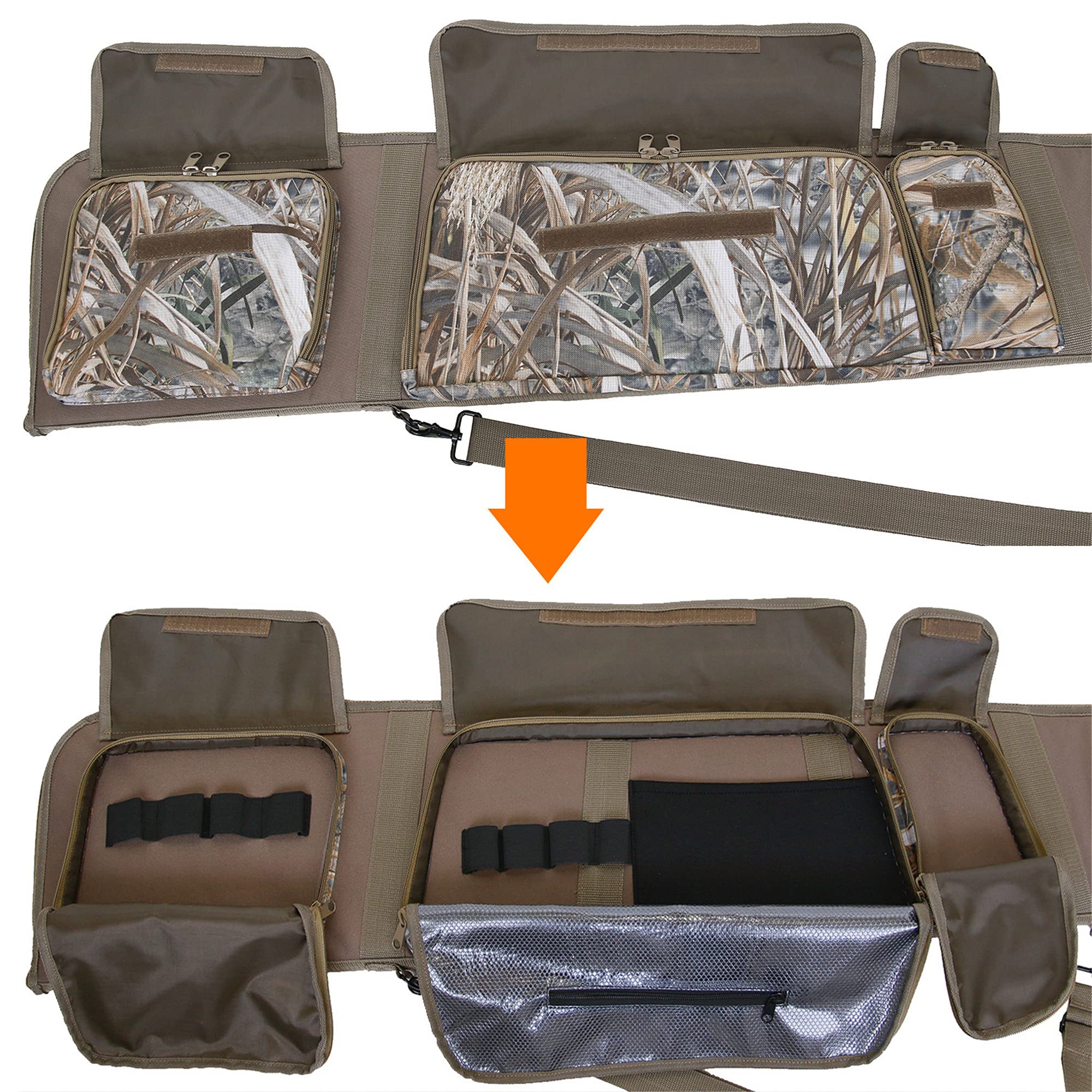 Amazon.com: MYDAYS Rifle Case,Hunting Deluxe Scoped Gear