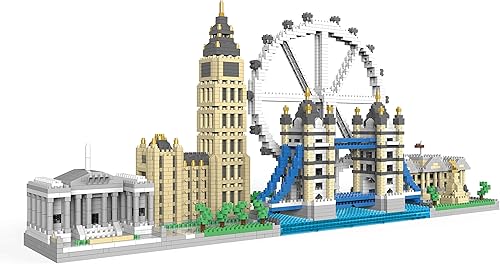 dOvOb Architecture London Skyline Collection - Juego de microbloques y regalo para niños y adultos (3076 piezas)
