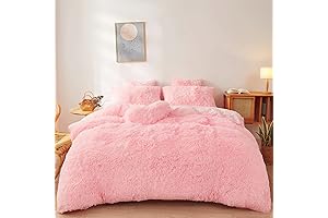 Fluffy Pink Twin Size Comforter Cover: The Epitome of Ultra-Soft Comfort