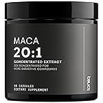 Toniiq Maca Root - Ultra High Potency 20:1 Extract - Black, Red and Yellow Maca Complex - Single Origin, Wildcrafted & Highly Concentrated - Third-Party Lab Tested - 90 Capsules