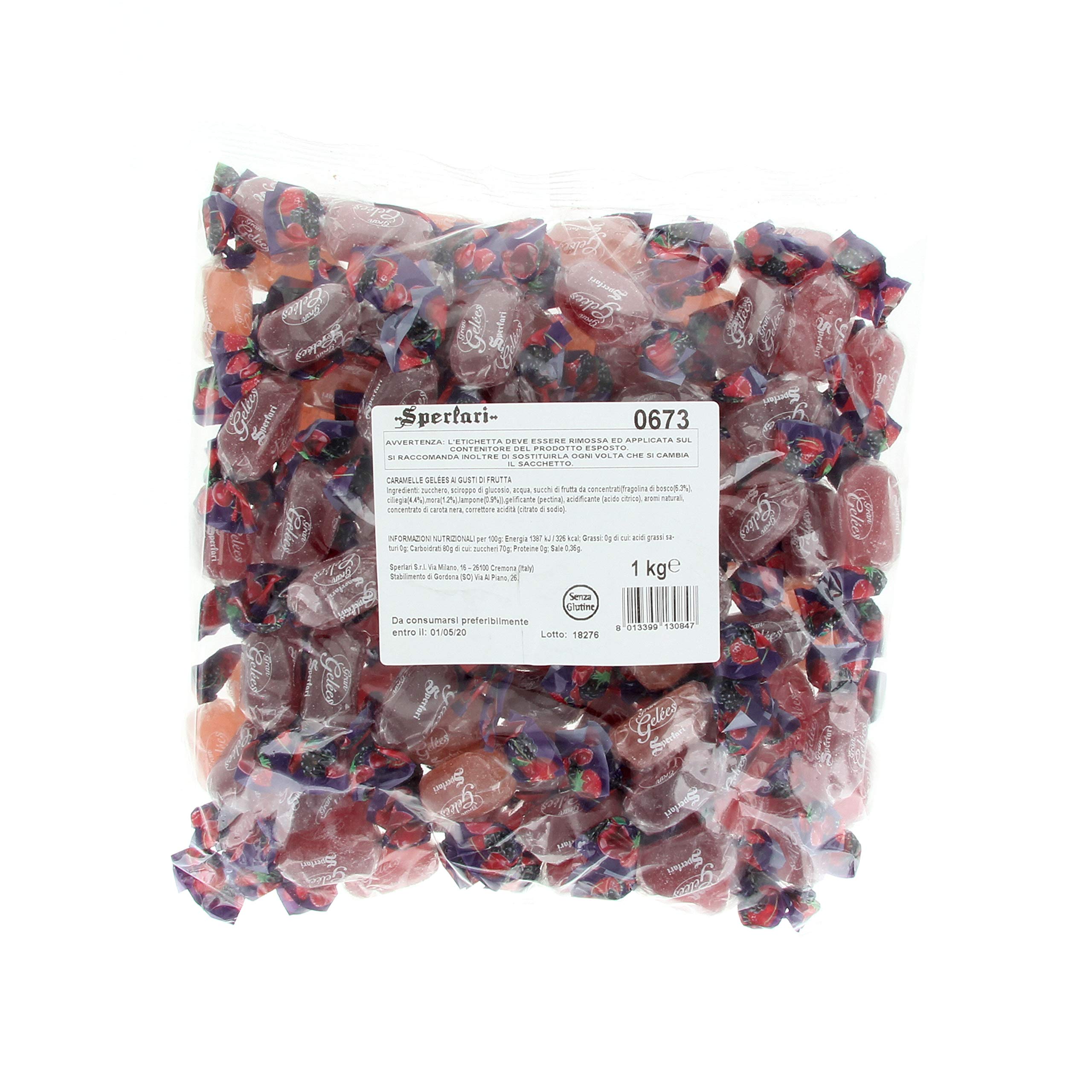 Sperlari Mixed Berry Jellies - Fruit Gummies Made in Italy 1 KG Bag