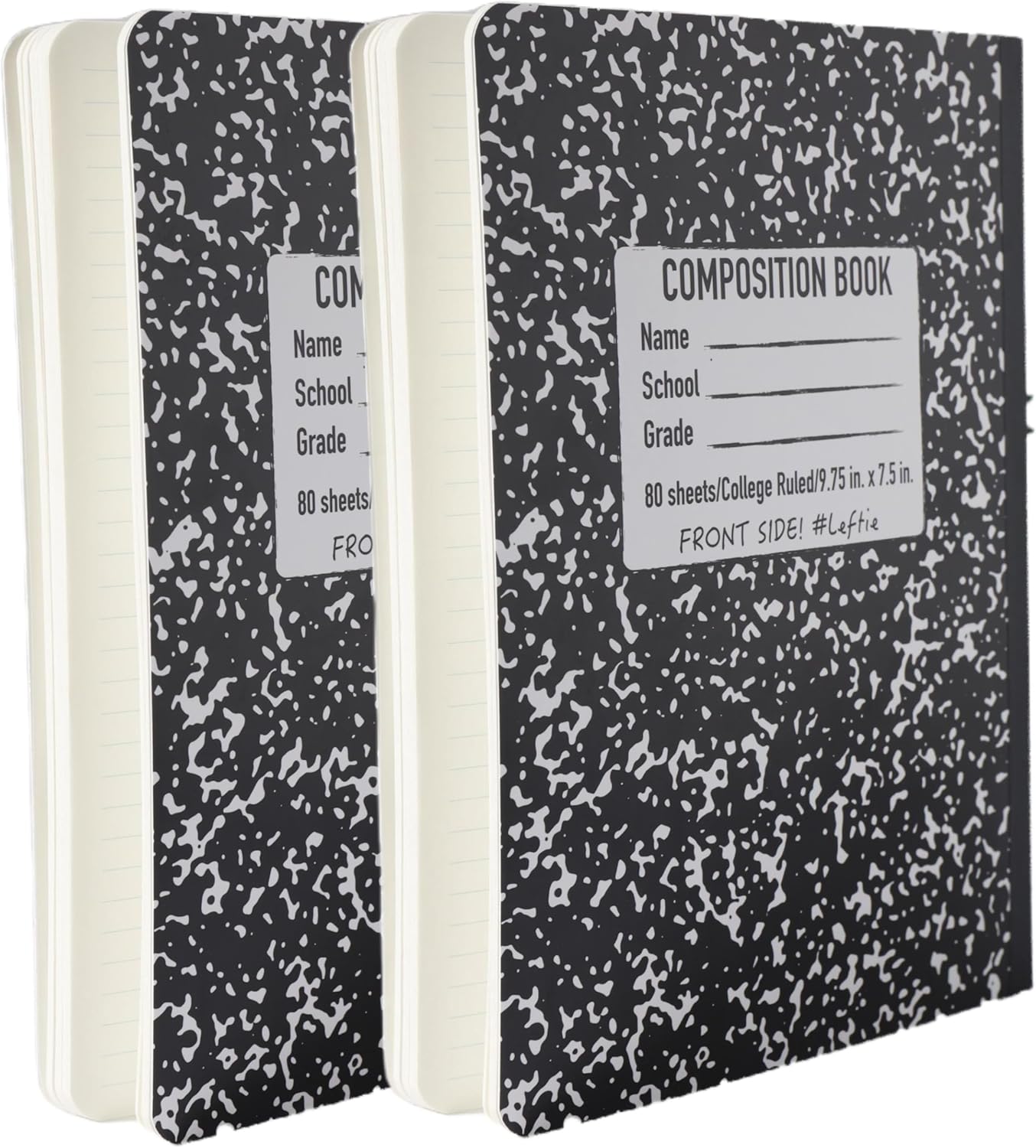 Amazon.com : Urby Left Handed Composition Notebook, 9.75'' X 7.5'', The ...