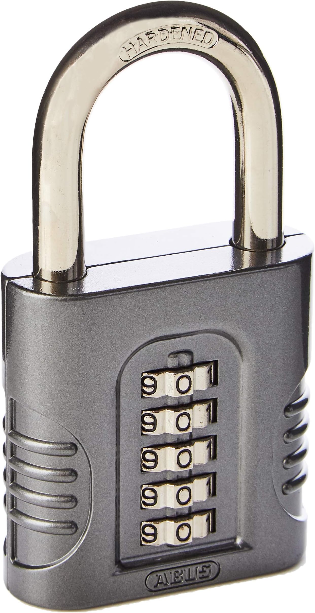 Abus 158/65 B - Combination Padlock 65mm 5 Digits Blister - Grey