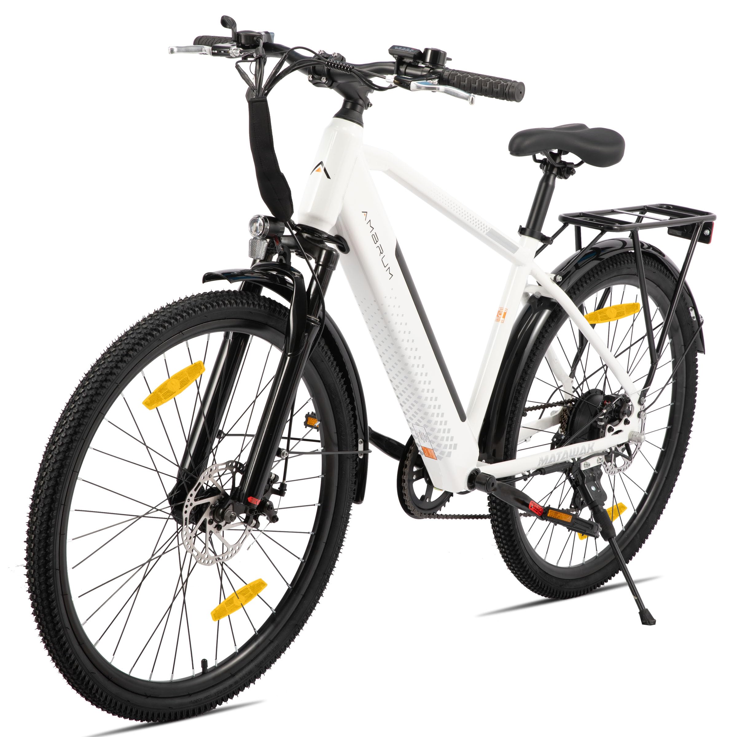 HILAND 26 Zoll E-Bike Mountainbike, 250W Motor, Elektrofahrrad mit 10,4Ah Akku, E-MTB mit 7-Gang, Doppelscheibenbremse, Unisex Elektro Fahrrad für Damen & Herren