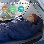Naturehike Mummy Backpacking Sleeping Bag for Cold Weather, Winter Camping Sleeping Bag for Adults, Cotton Comfortable Sleeping Bag for Hiking,Climbing,Travelling