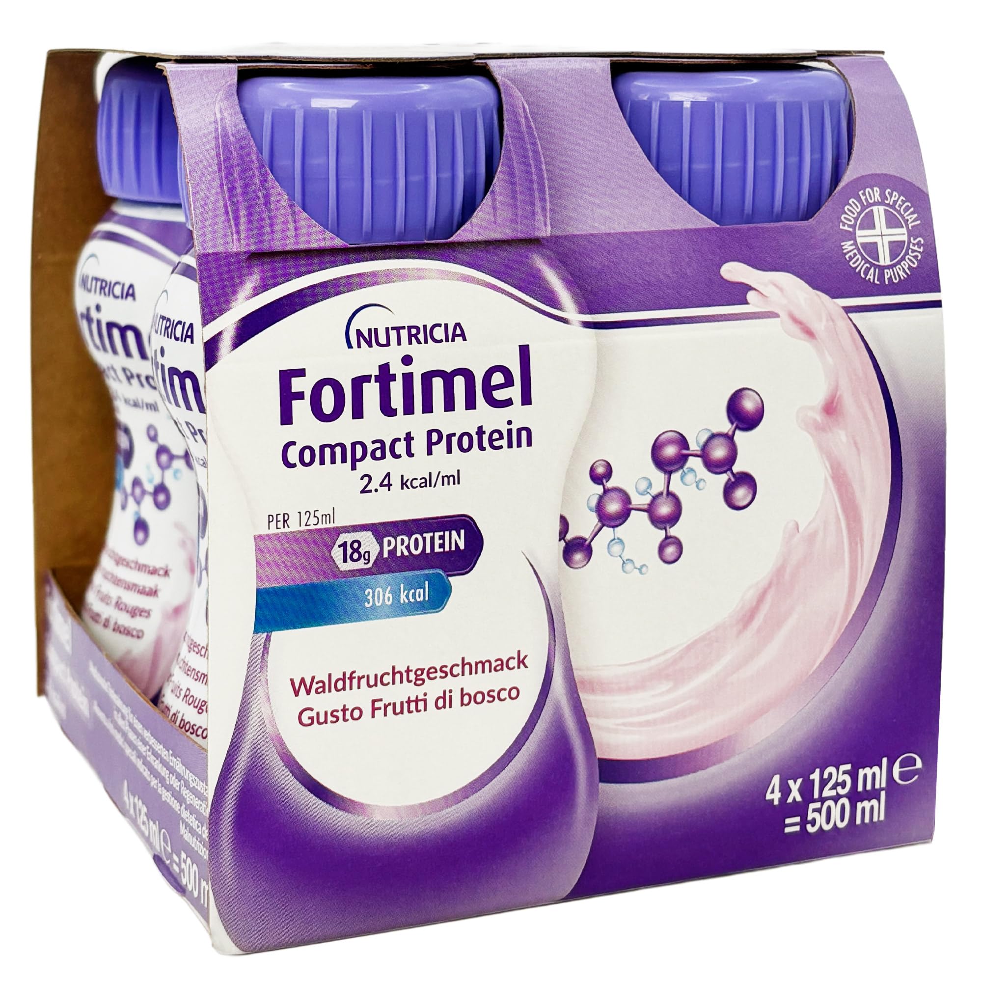 Fortimel Compact Protein Frutti Di Bosco 4x125 Ml
