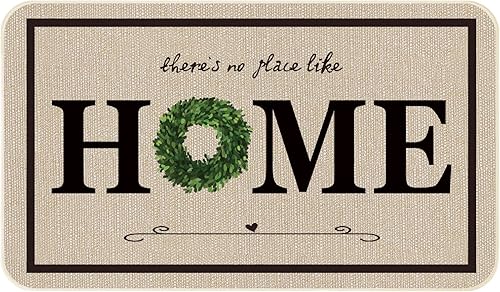 ONWAY Tapete de bienvenida para interiores de 18 x 29 pulgadas, tapete de bienvenida antideslizante para el interior de la casa y la entrada del