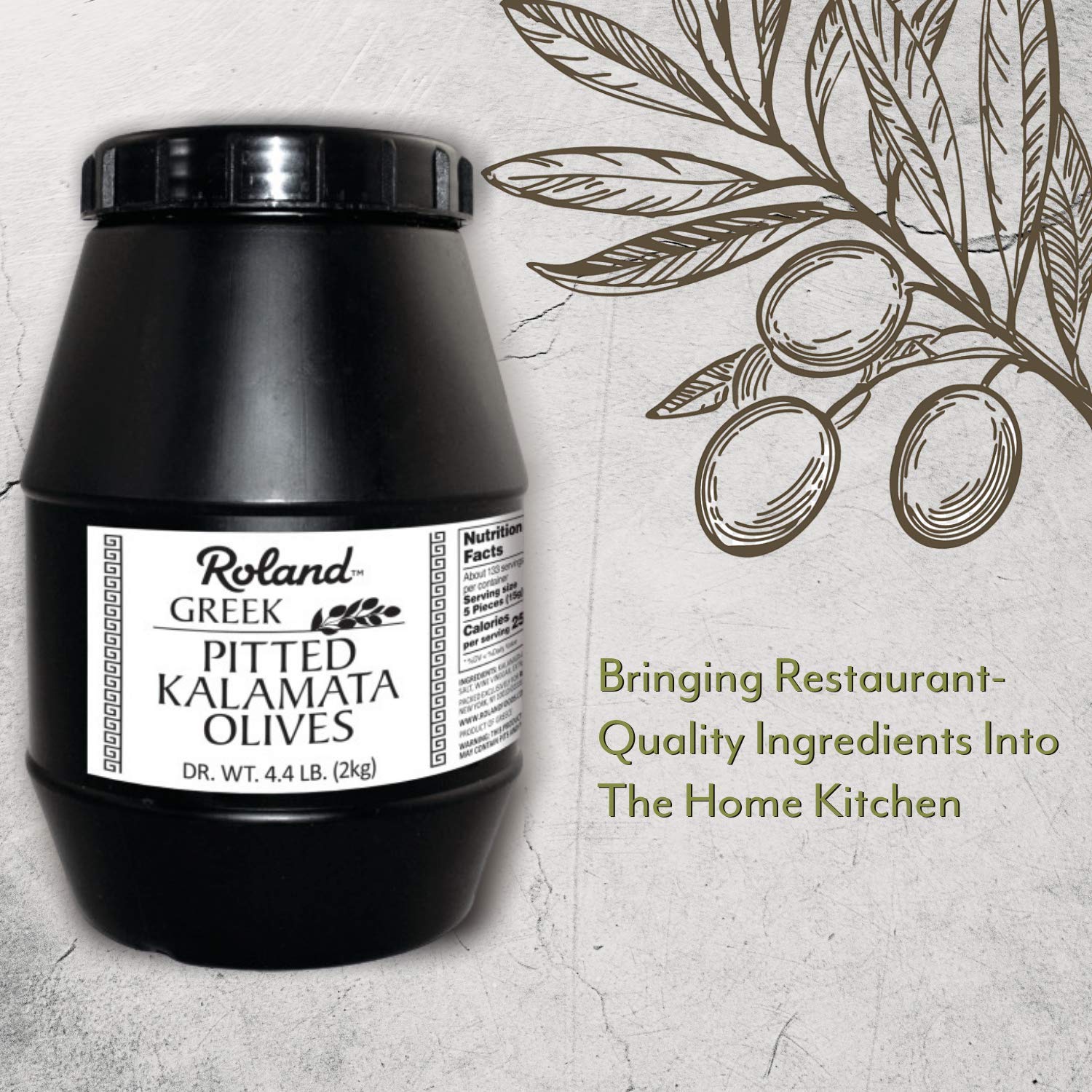 Roland Foods Whole Pitted Kalamata Olives From Greece