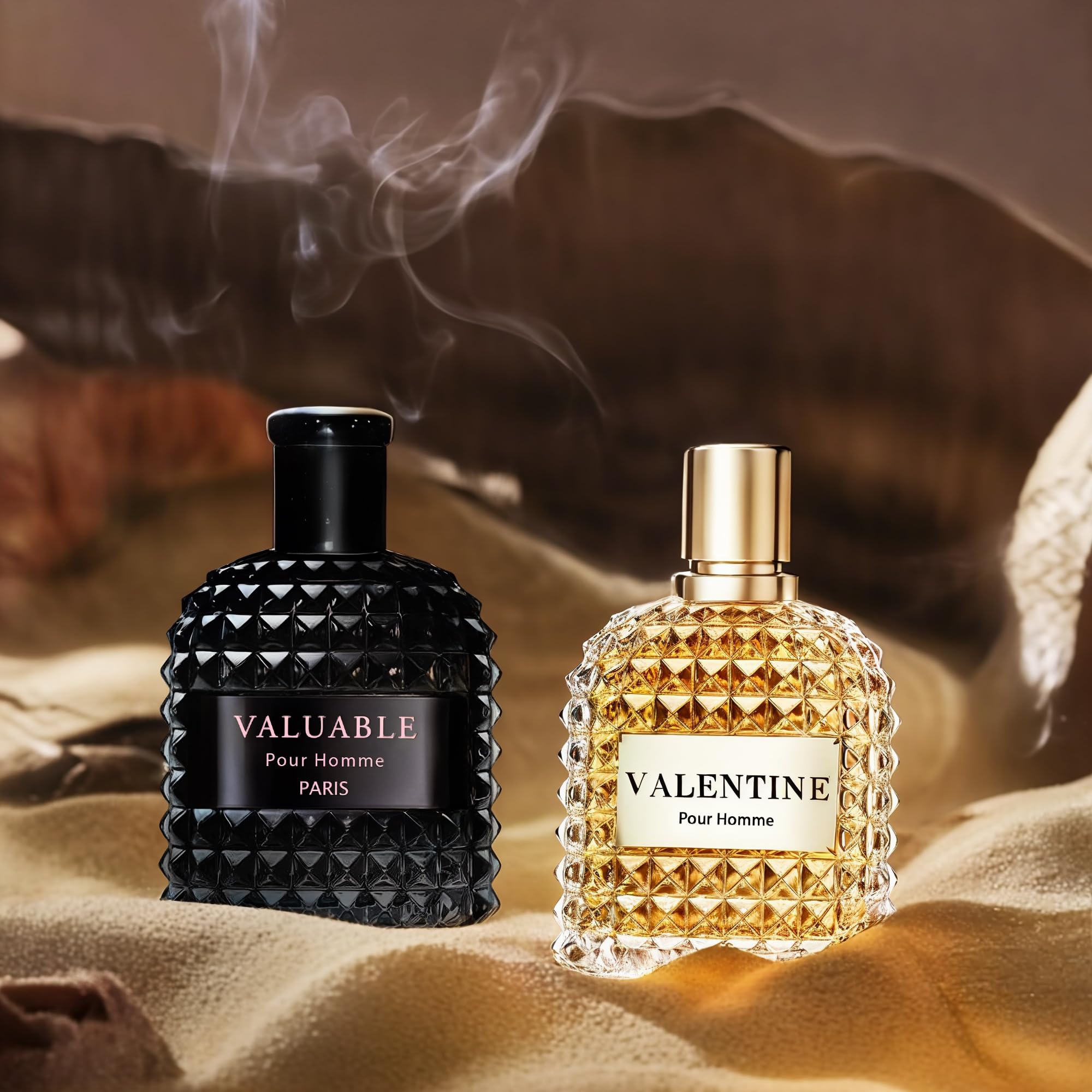 Hybrid & Company Men's 2 Pcs Perfume Captivating Scent Perfume with Long Lasting Fragrance