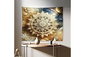Dreamy Lotus Flower Tapestry for Celestial Ambiance