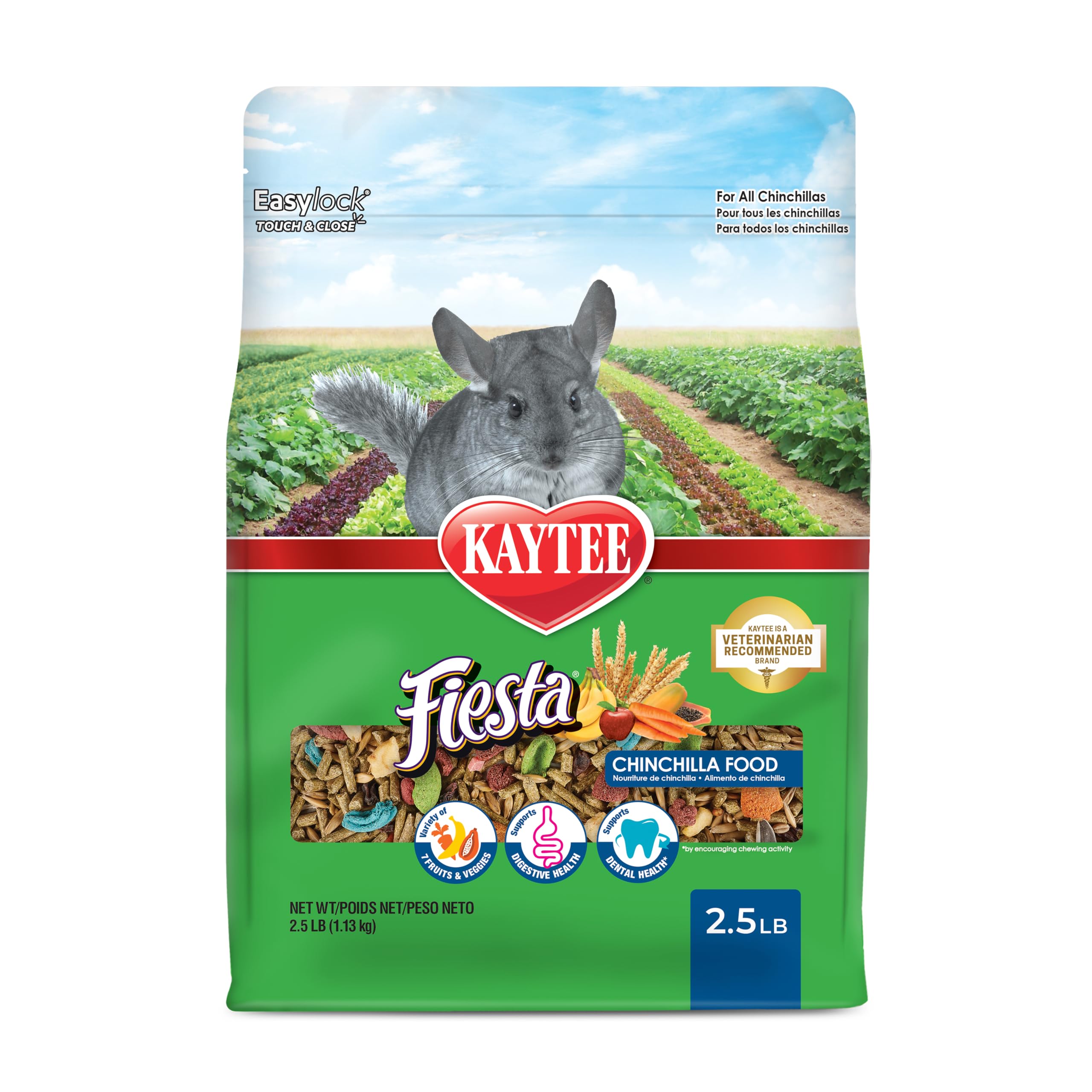 Kaytee Trockenfutter für Kleintiere, 2.5 Pound Bag, -