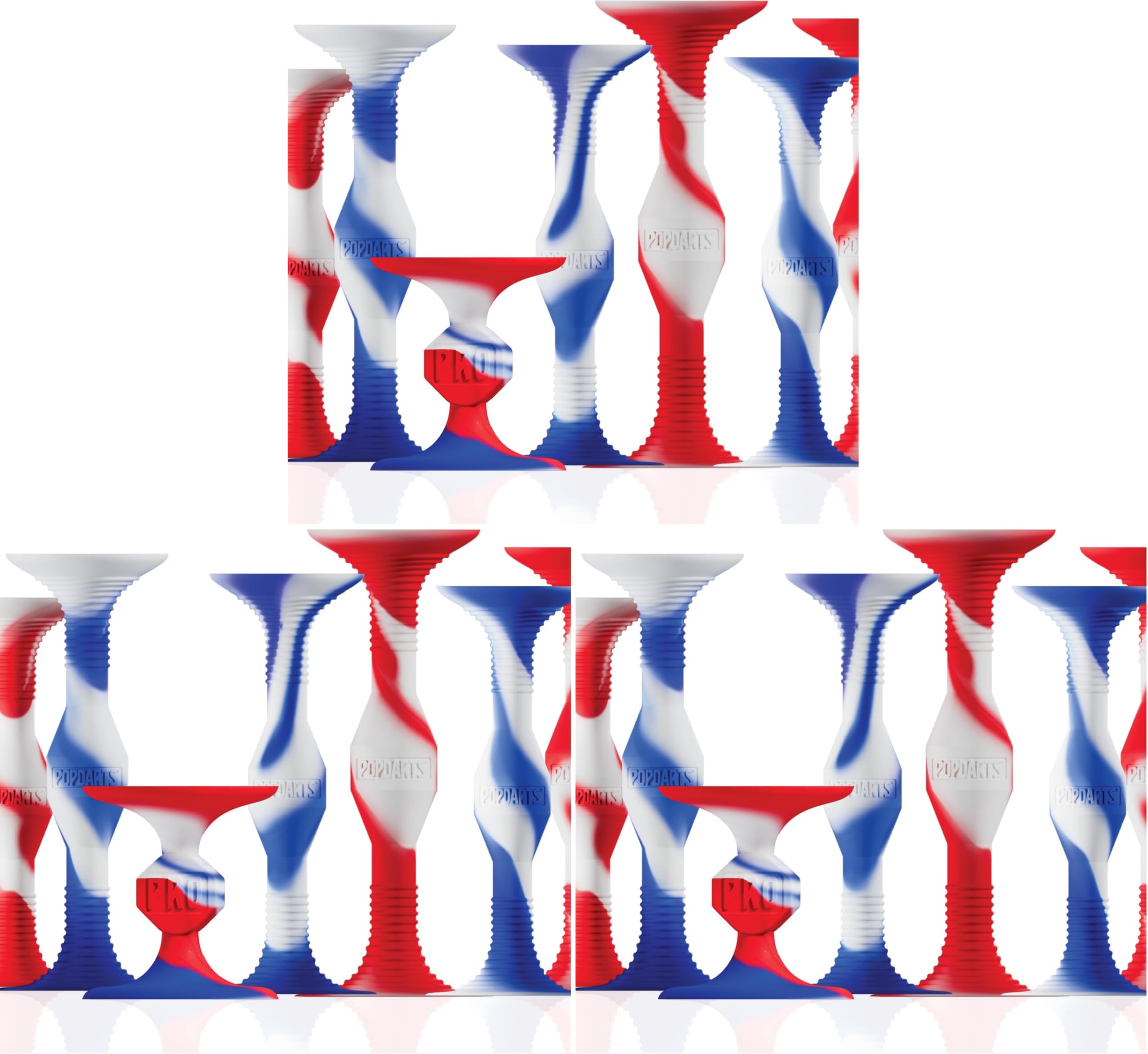 Popdarts USA Themed PRO Pack Game Set, Red White Blue