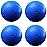 AppleRound 8.5-inch Dodgeball Playground Balls, Pack of 4 Balls with 1 Pump, Official Size for Dodge Ball, Handball, Camps and Schools (Blue)
