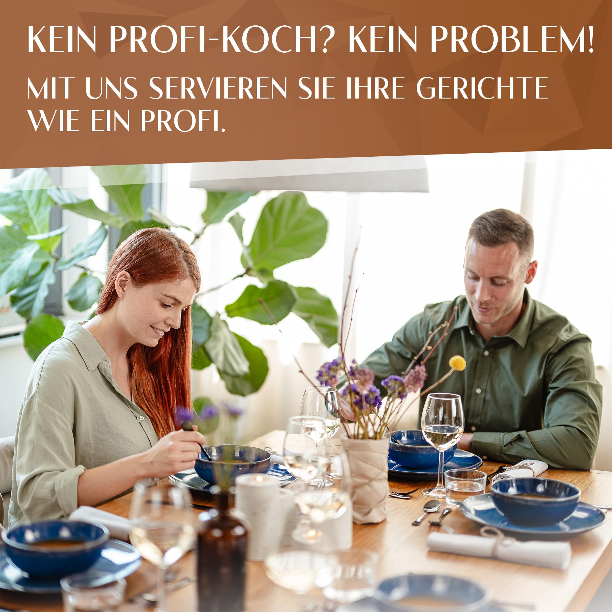 Glavory Lumina - Besteck Set 6 Personen Schwarz Hochglanz - 30teilig - Besteckset Spülmaschinenfest aus rostfreiem 18/8 Edelstahl - Schwarzes Besteck mit edler Verpackung