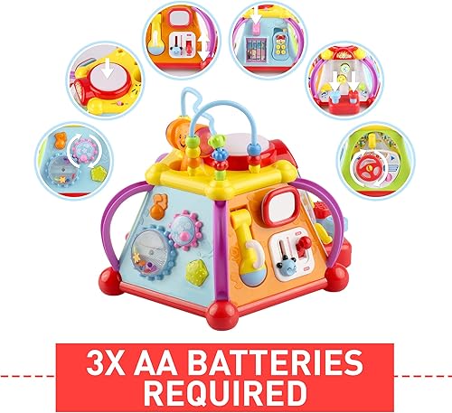 Miniatura 3 de CifToys Cubo de actividad de juguete para niños de 18 meses en adelante centro de juego 15 en 1 para niños y niñas niños pequeños 2 3 años para