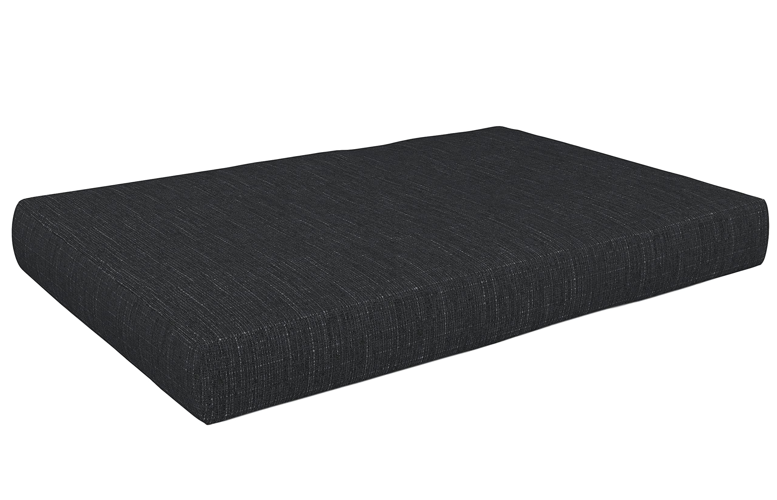 POKAR Euro Pallet Seating Set of 2: 1x seat cushion 120x80cm + 1x back cushion 120x40cm, cold foam, removable covers, Home Garden Furniture DIY, indoor outdoor pillow, without pallets, Beige — view 145