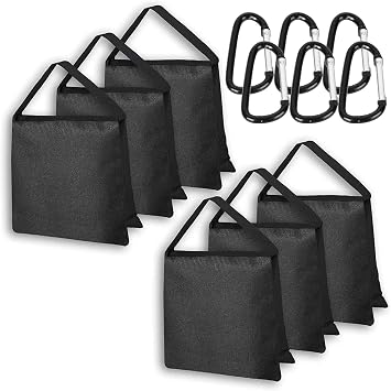 EMART Sand Bags 6 Pack for Weight, Heavy Duty Sandbags for Canopy Legs