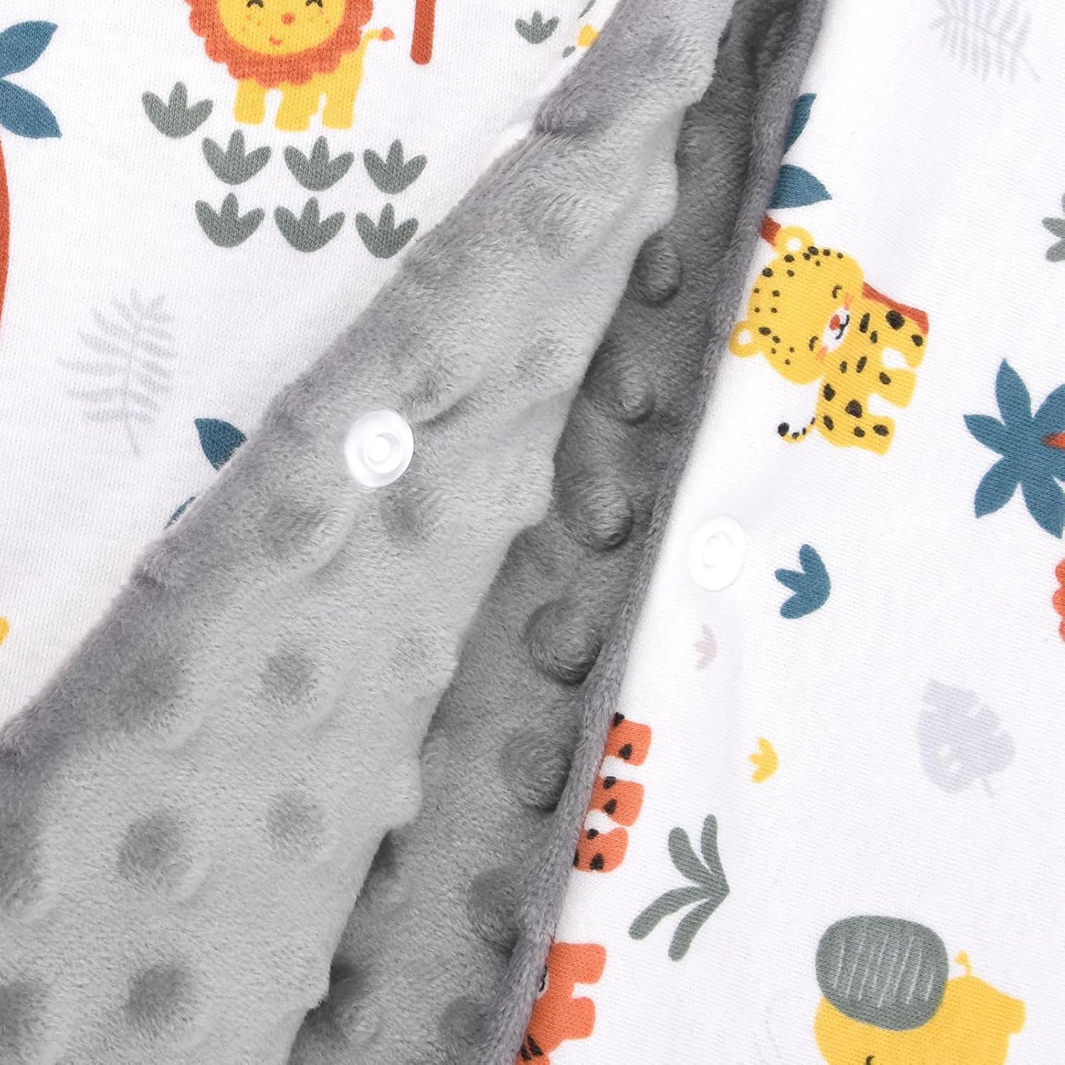 Bebamour Winter Car Seat Cover and Baby Swaddle Blanket - Newborn Wrap for Girls Boys, Warm Winter