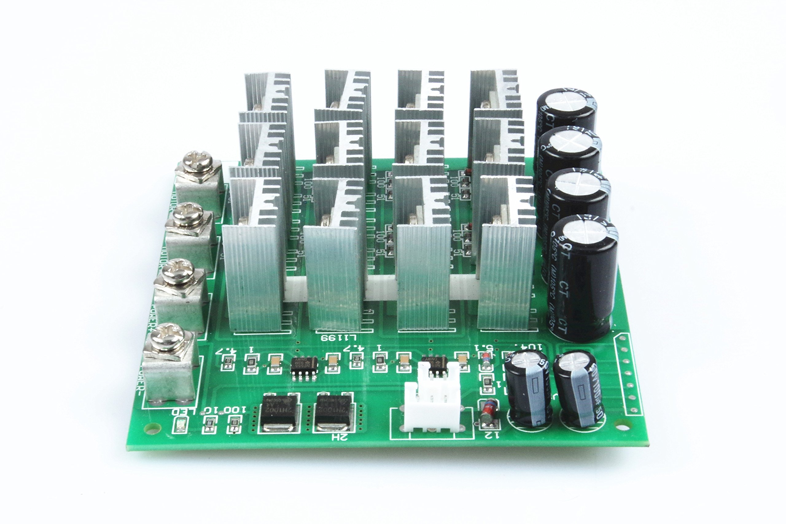 cepillado Motor de corriente continua controlador DC9 – 55 V 60 A PWM Interruptor de control de velocidad electrónico regulable 12 V/24 V/36 V/48 V Potencia máxima 3300 W