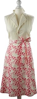 'Pinny Girl Pi 880084 Delantal Just Roll with it, plástico, Color Rosa/Cream, 5 x 50 x 103 cm