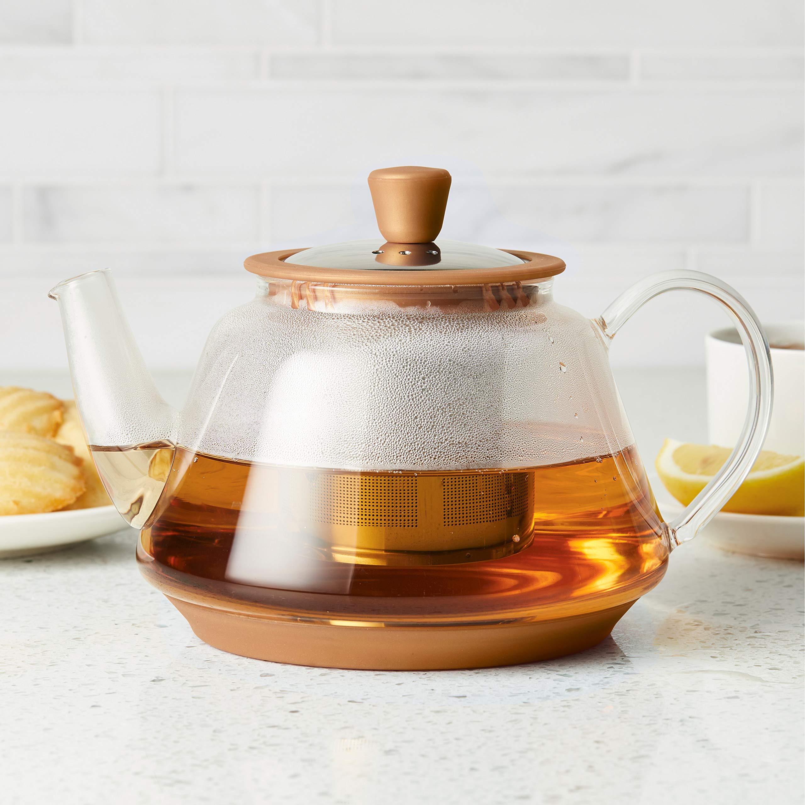 Amazon.com | BonJour 47954 Metallic Copper Detailing Borosilicate