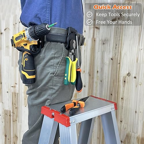 Miniatura 2 de MUTUACTOR Clip de cinturón para funda de herramientas, soporte magnético resistente para clip de cinturón, antideslizante N52 fuerte clip magnético