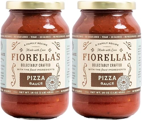 Miniatura 17 de Fiorella's Salsa de pasta Marinara - Salsa de tomate hecha con ingredientes frescos, sin aceite de semilla, sin azúcar añadido, vegano, sin gluten