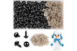300-Piece Set of 8 mm Safety Eyes for Amigurumi: DIY Crafts and Crochet Creations