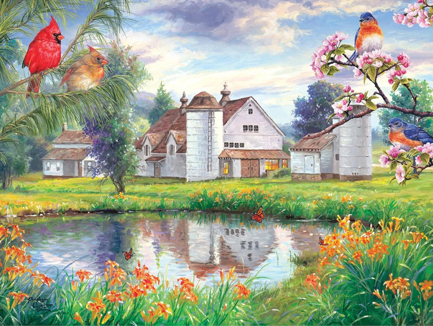 Summer on The Farm 1000 Piece Puzzle