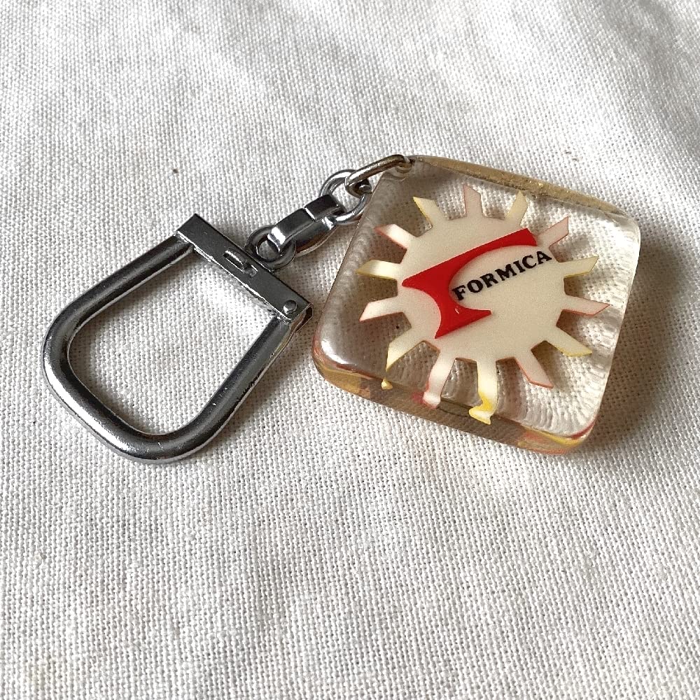 60s　フレンチキーホルダー　ブルボン　AC　植物　しずく型　雫型 60s フレンチキーホルダー ブルボン AC 植物 しずく型 雫型 60s