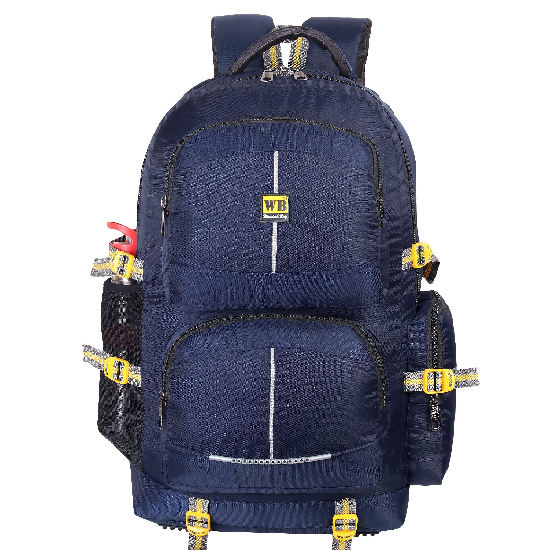 Wardah 60L Unisex Navy Blue Trendy Laptop Backpack Lightweight Trekking & Rucksack Bag, Waterproof for Men & Women, Office, Travel, Casual, 15 Inch-image-26