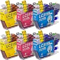 Brother インク LC3119 Amazon.co.jp: 【インクのチップス】 ブラザー(brother)用