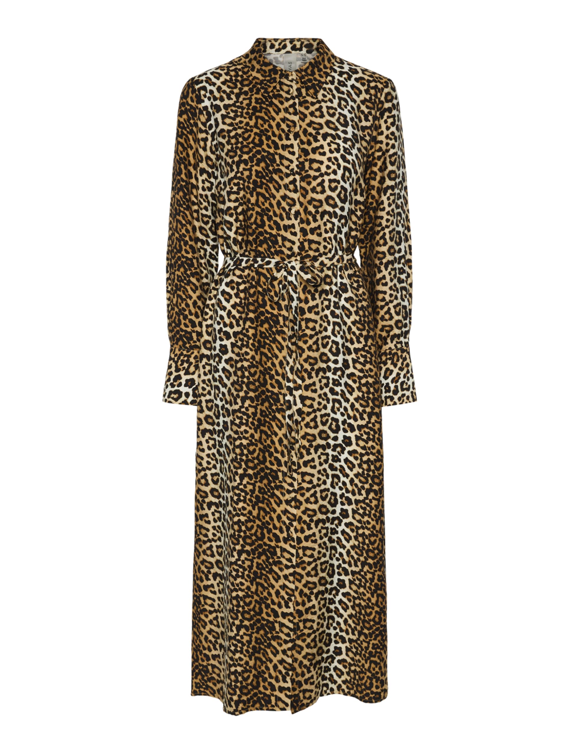 YAS Kaya LS Long Shirt Dress S. Noos, Nomad, 12